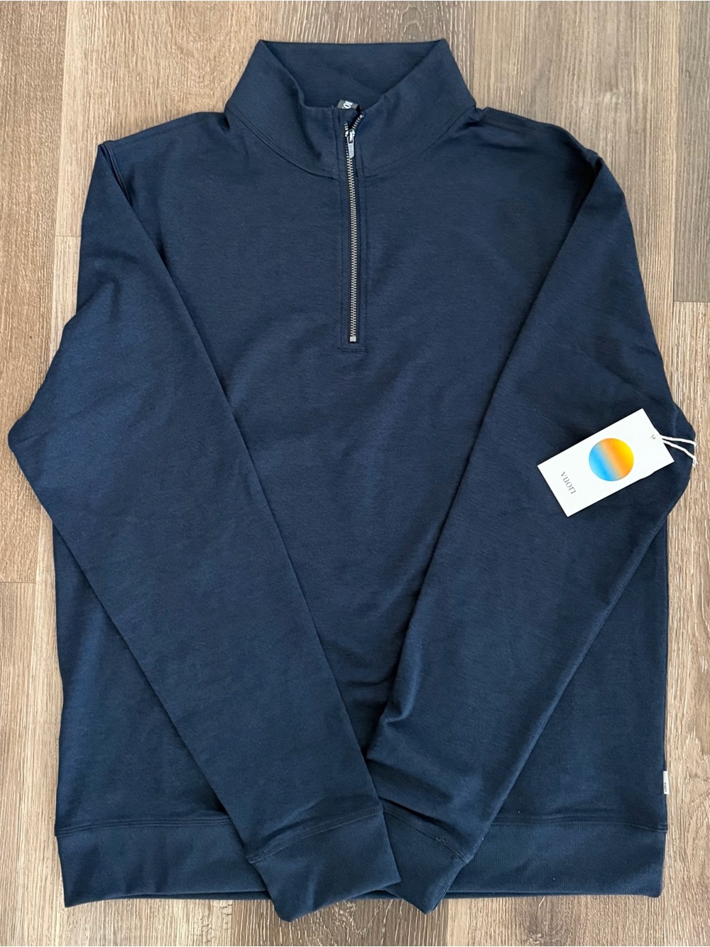 Vuori Coronado 1/2-Zip Midnight Heather Sz MEDIUM V253 NWT